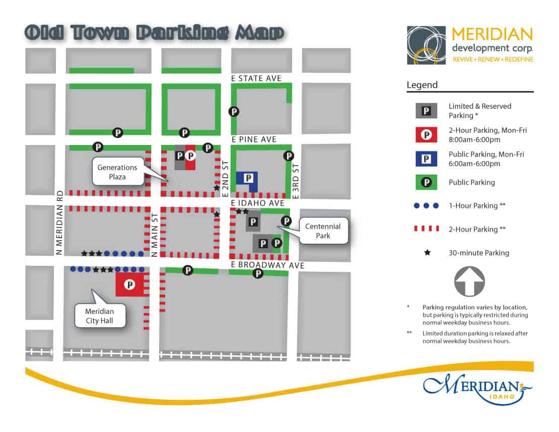 Parking In Meridian’s Heart:  A Permit Guide To Navigating The City Center